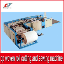 Máquina de cortar y coser inferior de plástico de plástico de los PP